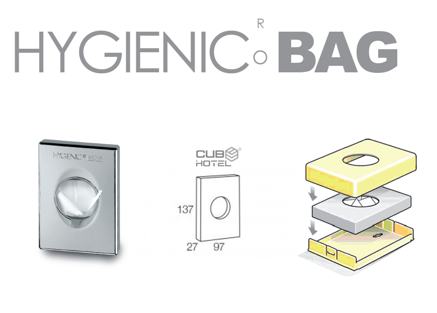 Dispensador Bolsas Higiénicas Abs Dorado